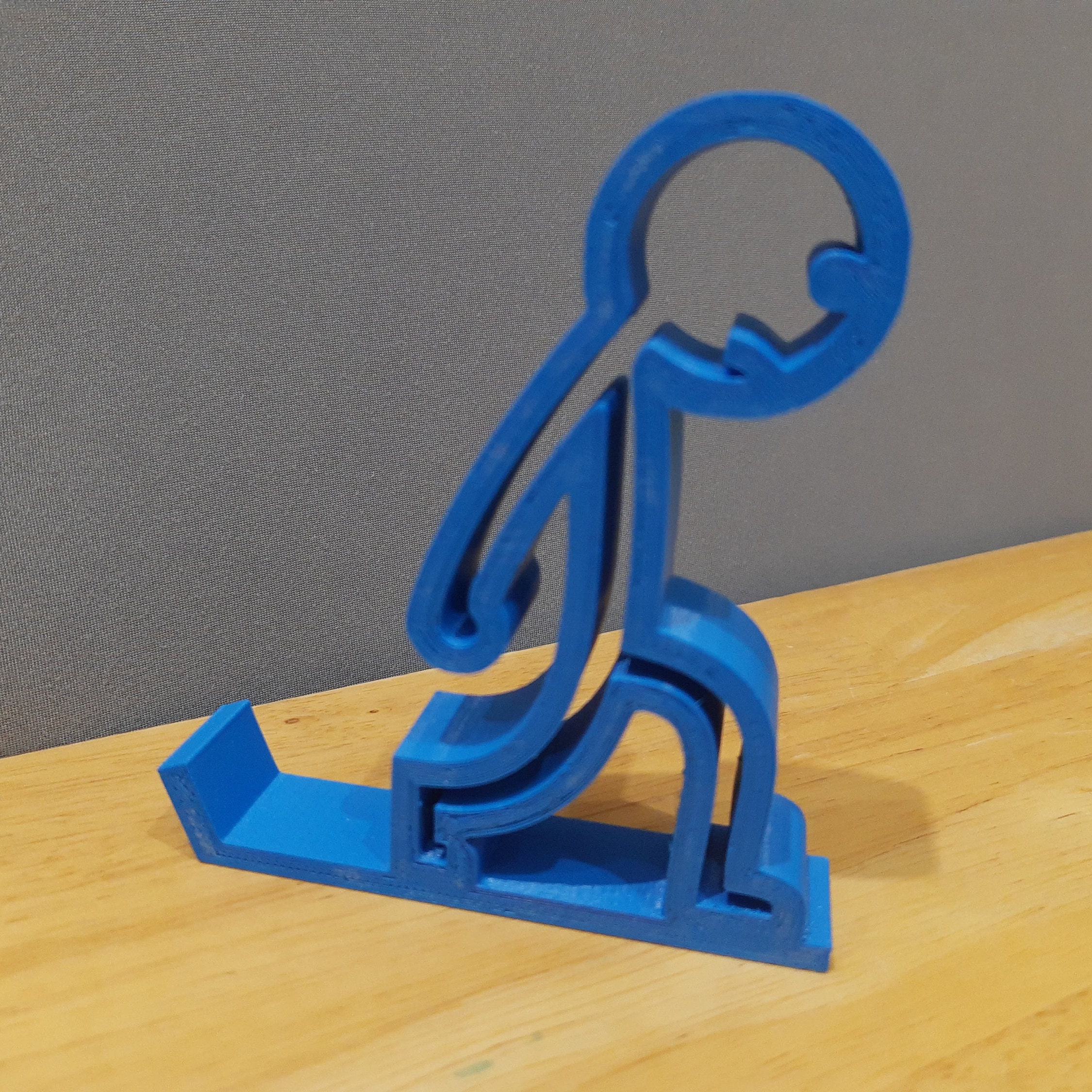 Stickman Piggy Back Phone Stand Etsy