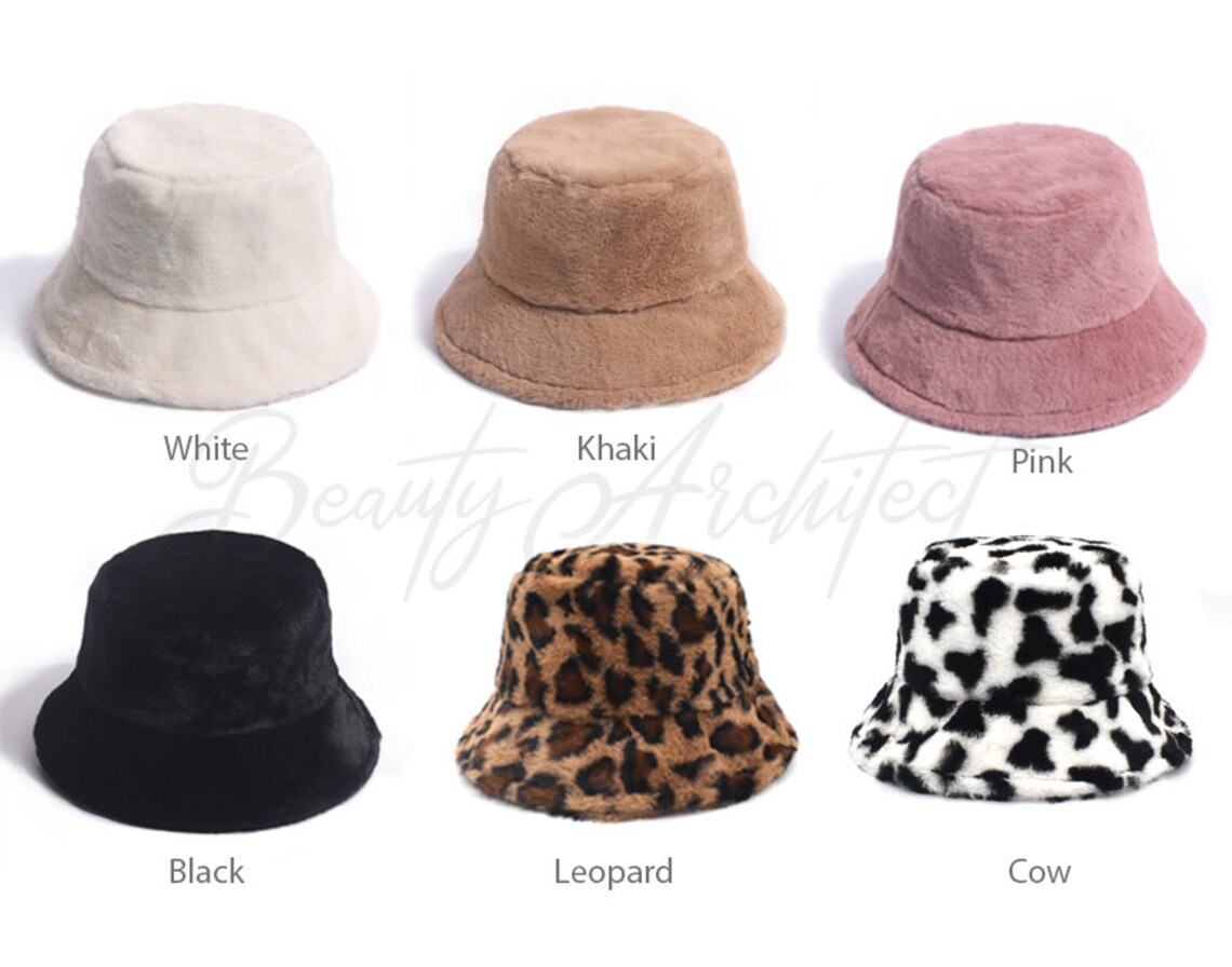 Fluffy Bucket Hat Etsy