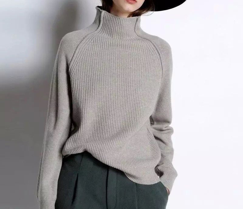 Wide Collar Sweater - Etsy Canada