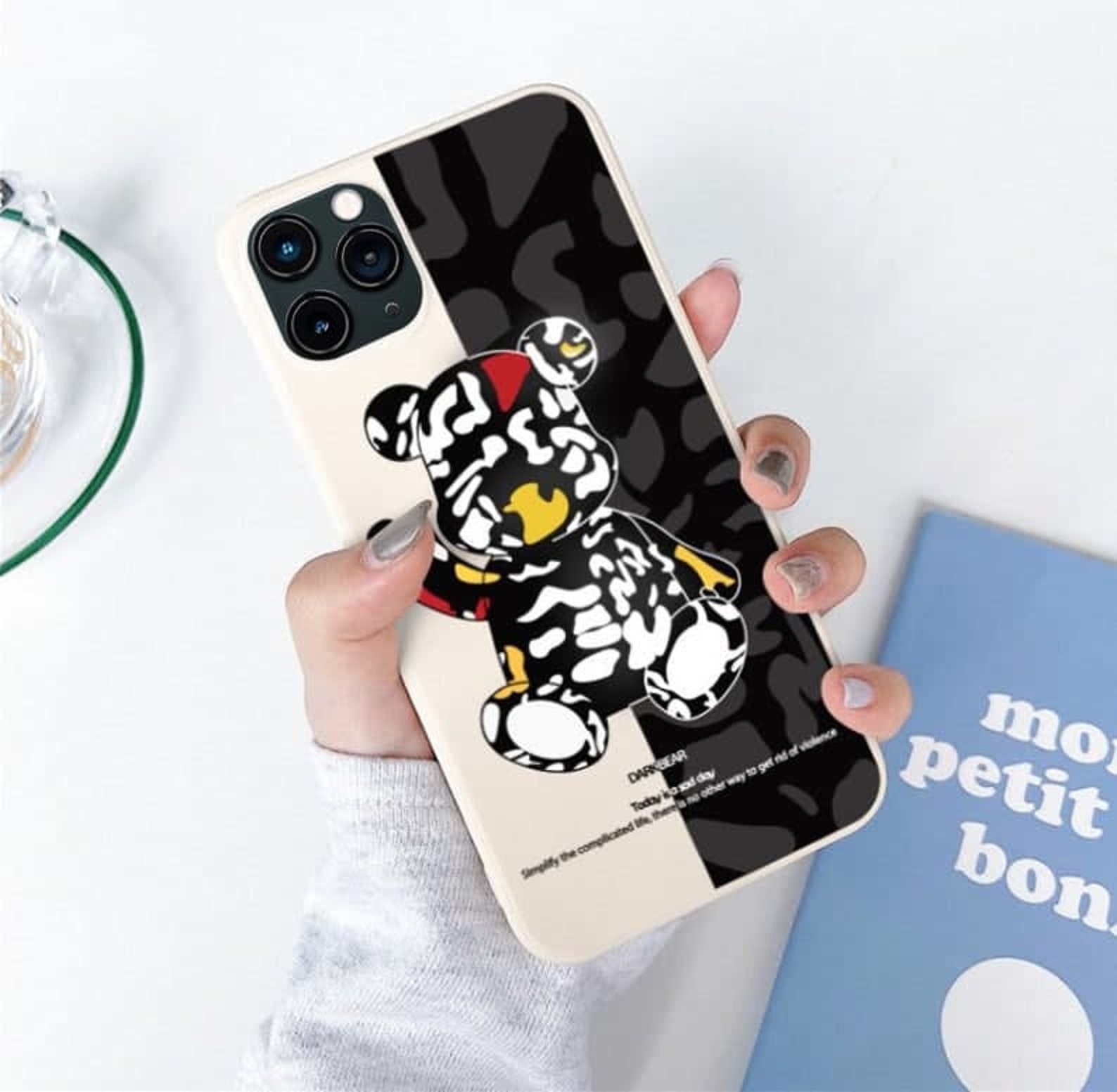 HypeBeast KAWS Phone caseHype Inspired Case Camouflage Bear Etsy