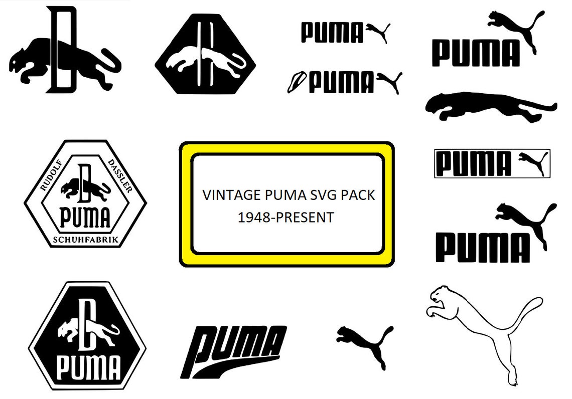 Vintage PUMA Logo SVG Pack | Etsy