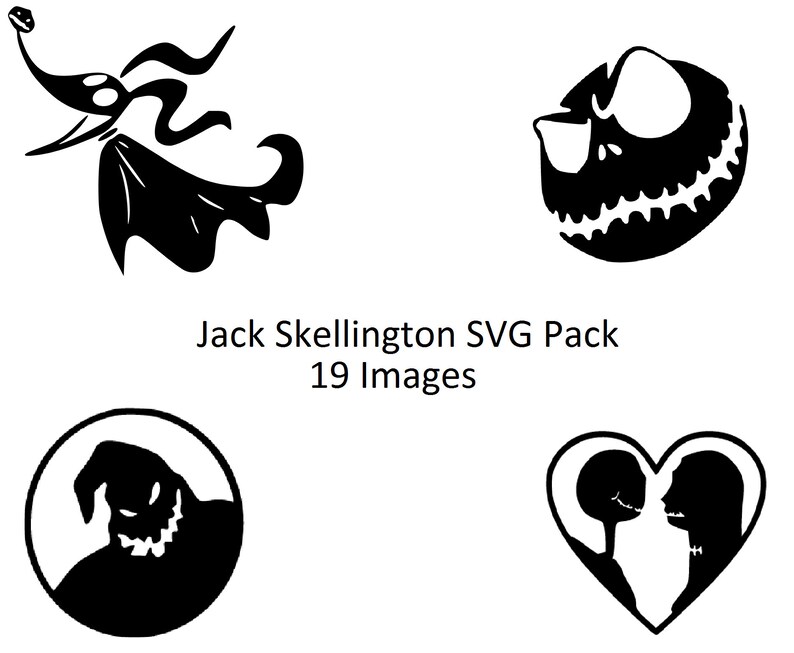 Download Jack Skellington Svg Pack Clip Art Art Collectibles