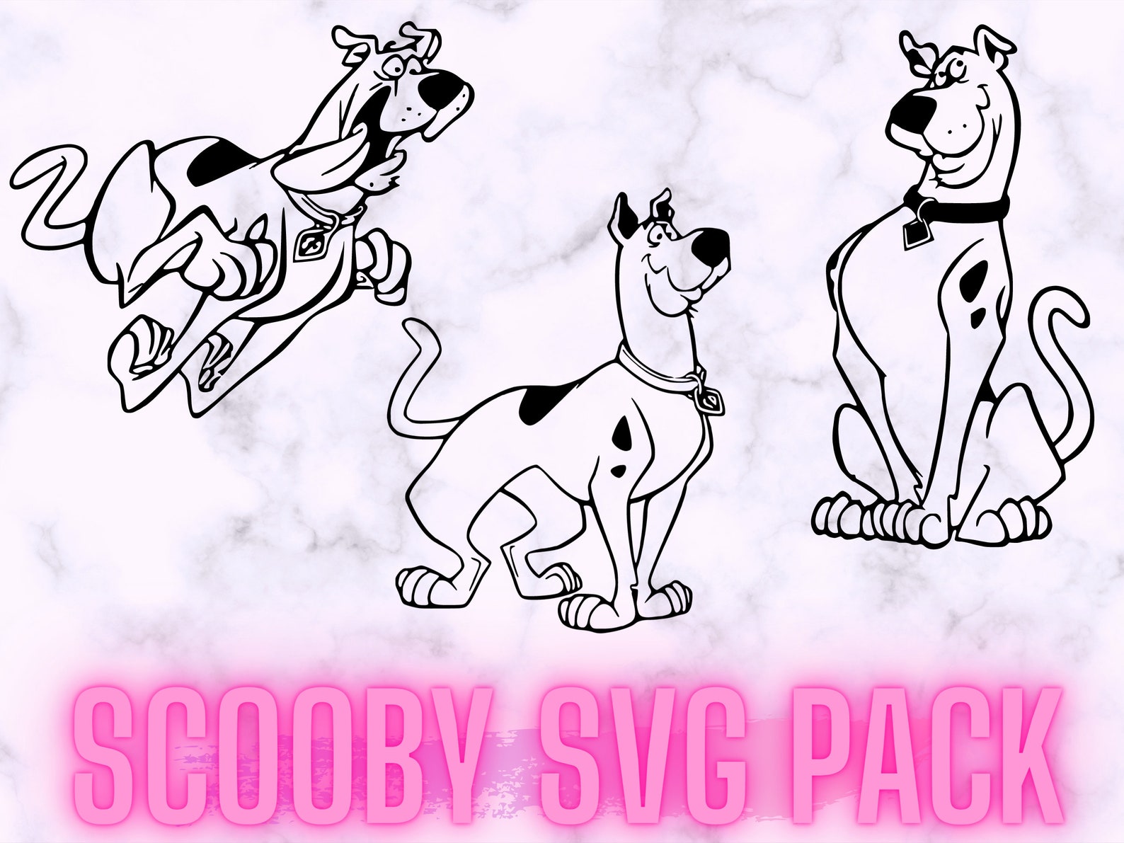 Scooby Doo SVG pack for cricut products | Etsy