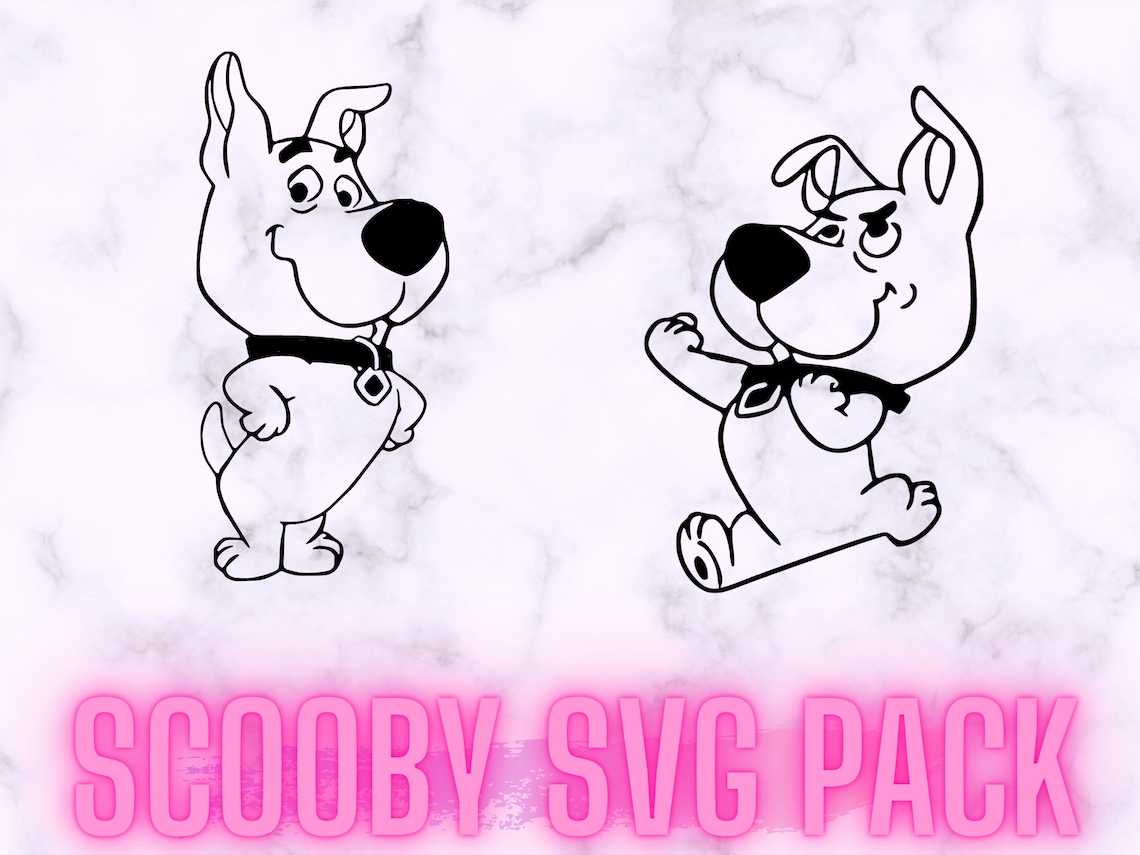 Scooby Doo SVG pack for cricut products | Etsy