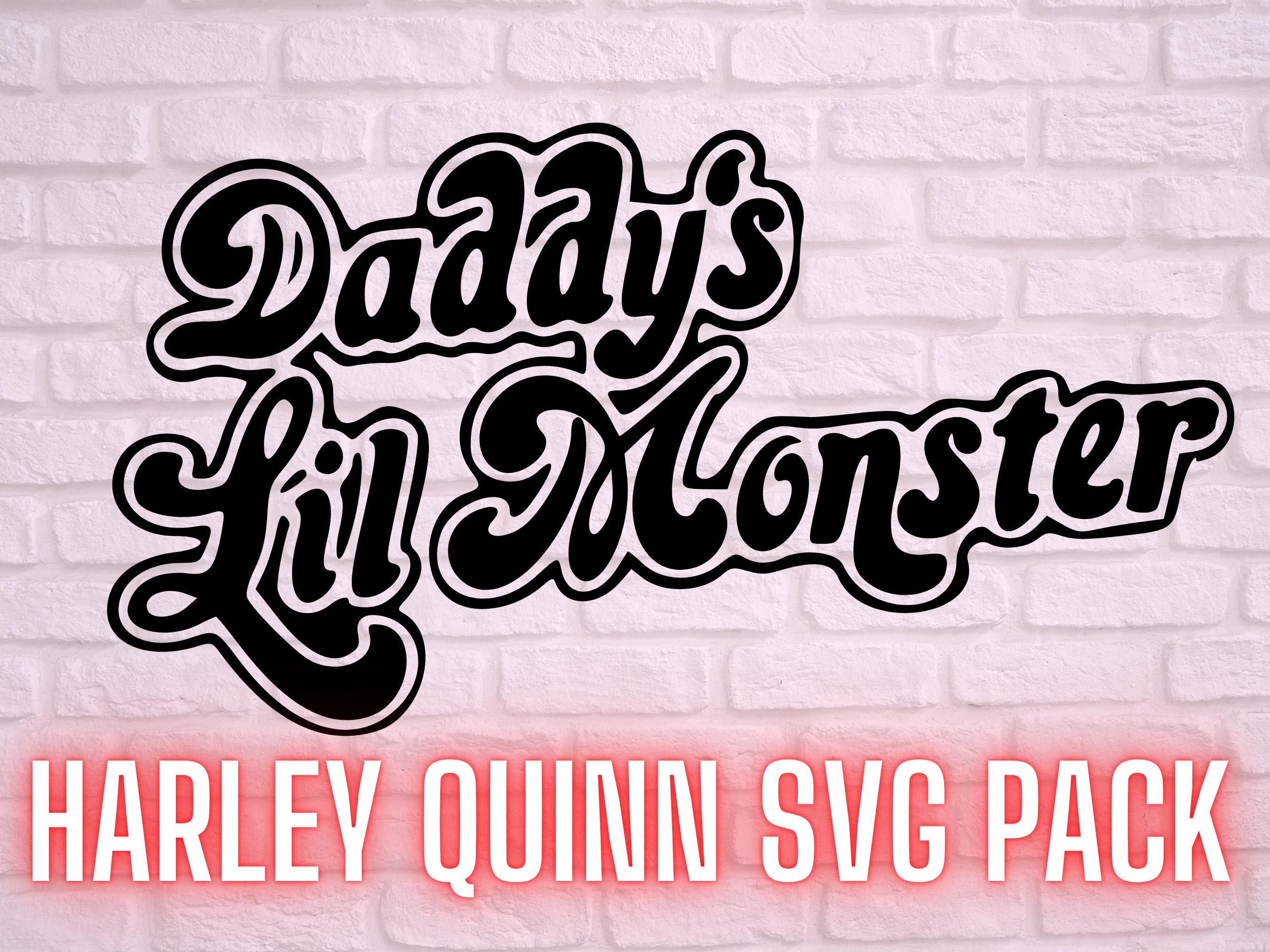 Harley Quinn Bat SVG