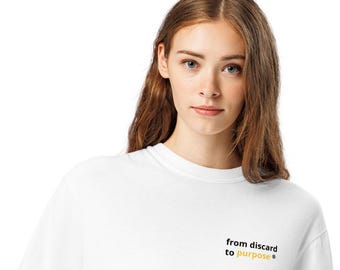 from discard to purpose® Embroidered Organic Tee