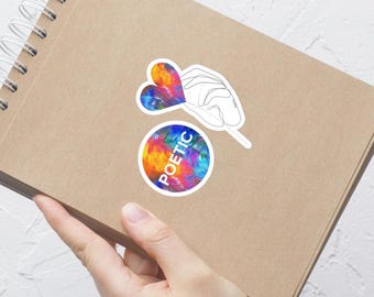 Color Me POETIC Vinyl Sticker Set
