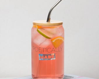 Glass Half Full Can-shaped Glass