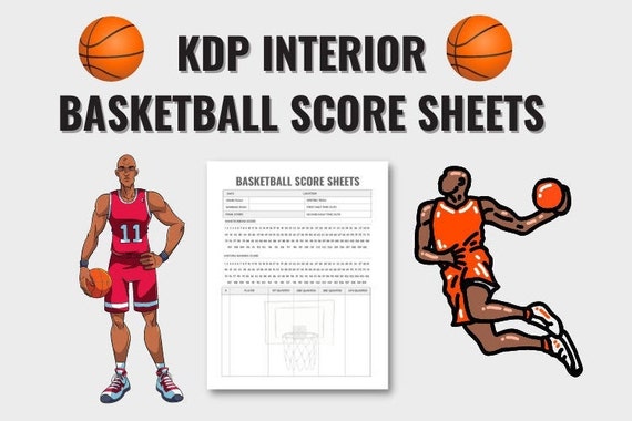 Basketball Score Sheets kdp Interior sport Template score Card