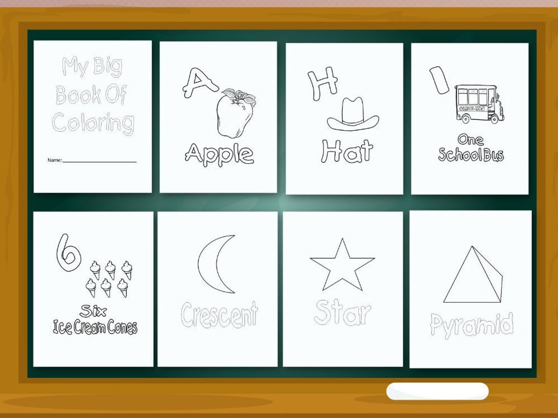 282 Pages Big Book of Coloring for KDP Amazon and Print at Home Etsy