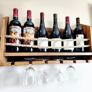 Wall Hanging Wine Rack