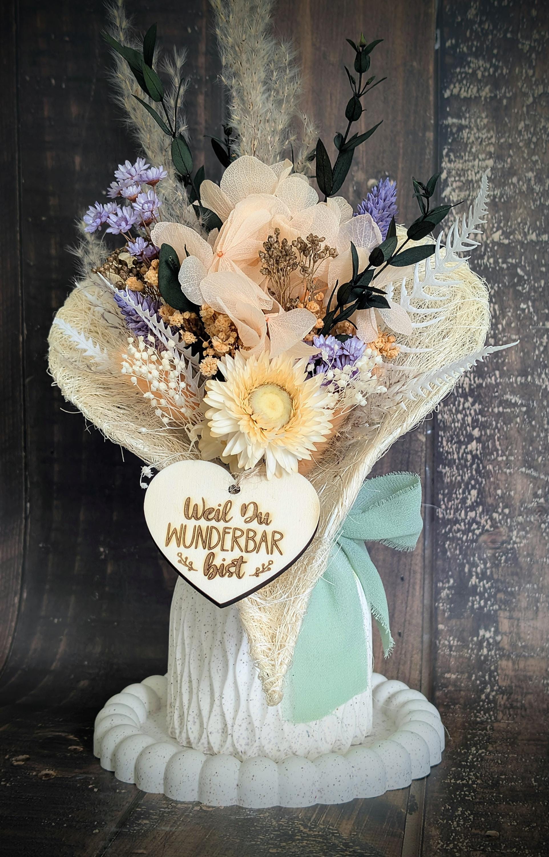 Dried flower bouquet | Mother's Day gift | Purple