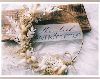 Trockenblumenkranz | Türkranz | Boho