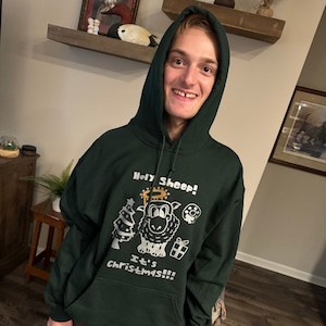 Holy Sheep It's Christmas-hoody