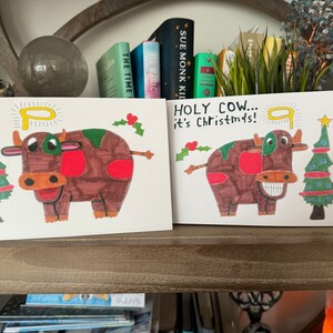 Vache sacrée, ce sont les cartes de Noël !