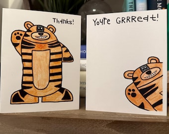 Tarjetas de agradecimiento