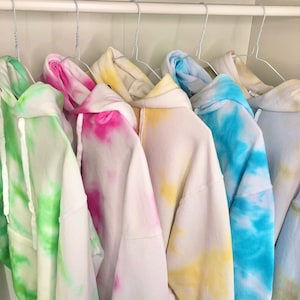 Tie Dye Pullover Hoodie - Individual and Unique Designs - Comfy Material - Made in the UK - Full range of sizes available - Free Delivery