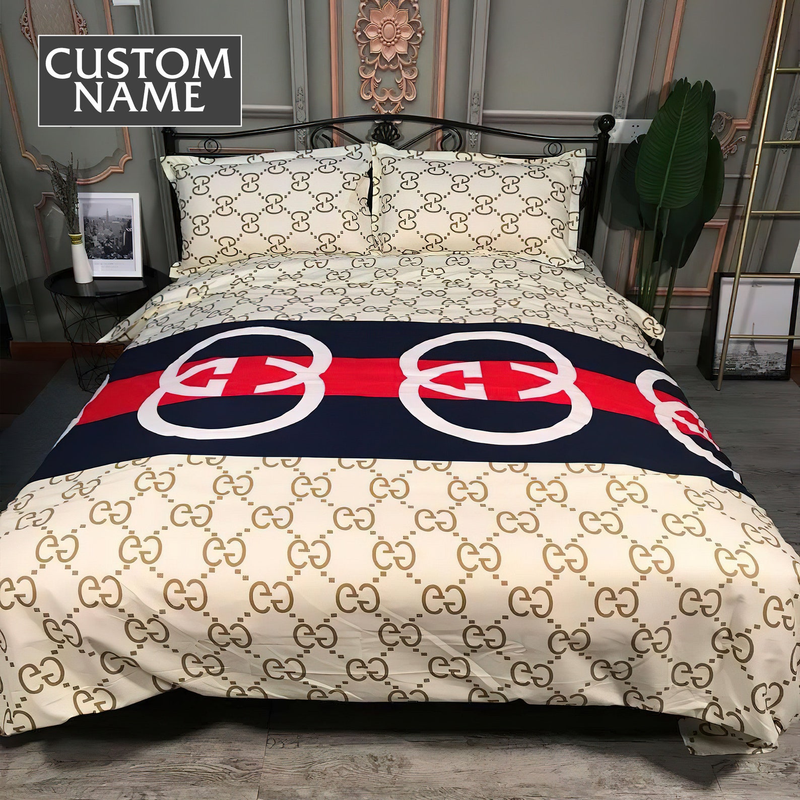 Luxury brand bedding set highend bedding set luxury bedding Etsy