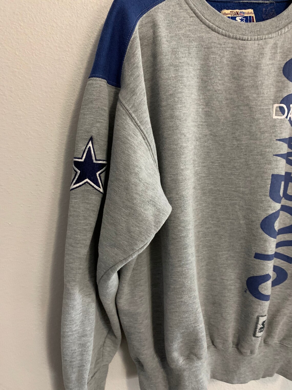 Vintage Dallas Cowboys crewneck sweatshirt starter size L | Etsy
