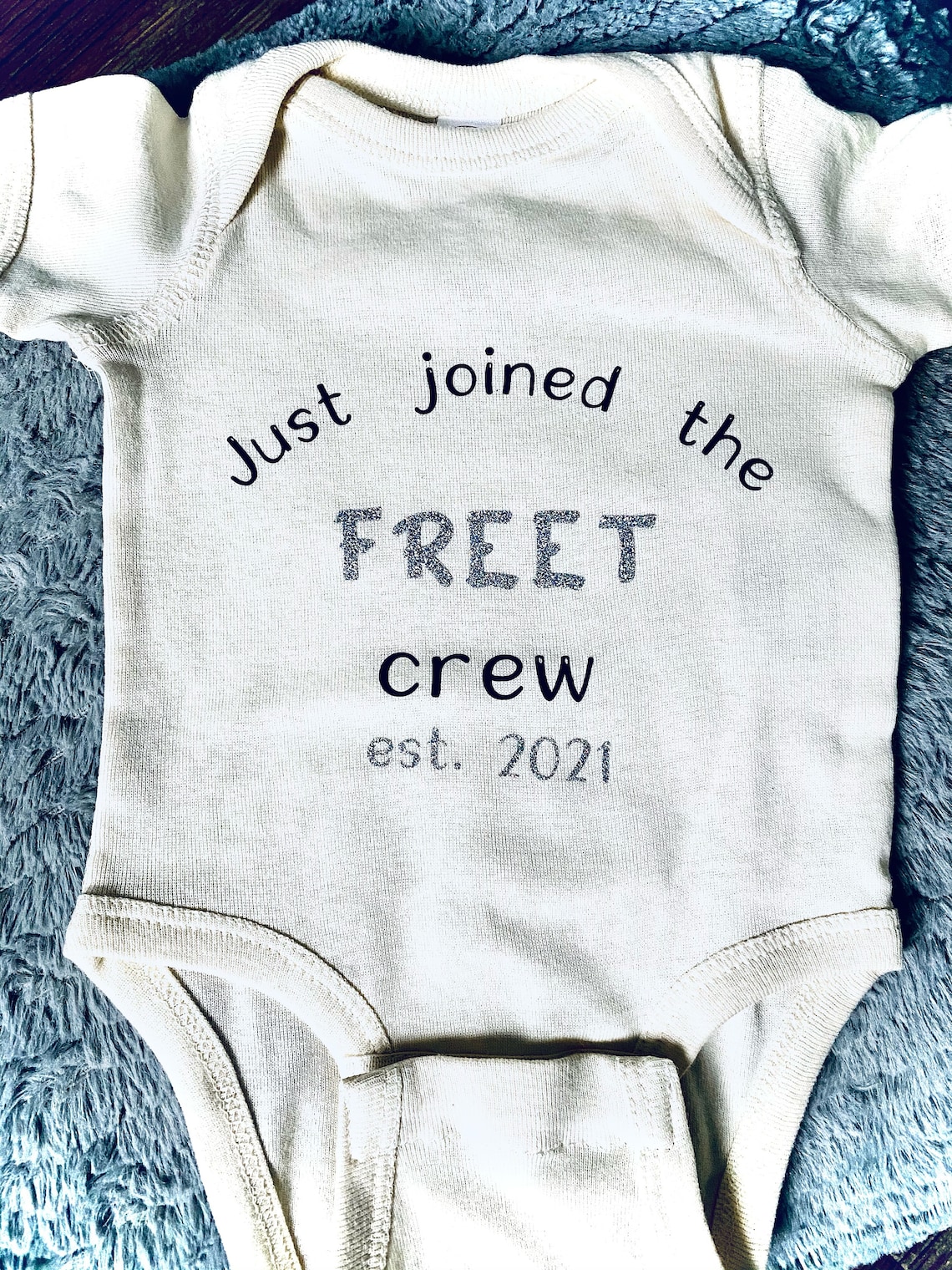 Just Joined the Crew Onesie Birth Announcement Onesie Etsy