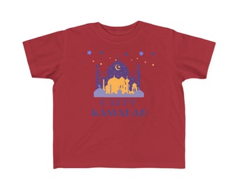 Toddler Unisex Ramadan t shirt, Boys Girls Ramadan t-shirt,  Ramadan Mubarak Toddler jersey t-shirt, Muslim gift for toddler.