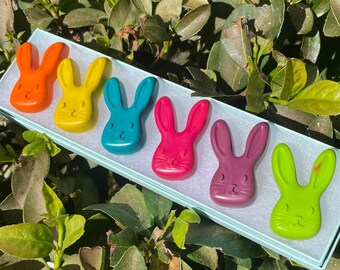 Crayons for Easter, Bunny Crayon, Kid Basket Stuffer, Kid Basket Filler, Kid Easter Gift, Kid Easter Gift Set, Kid Easter Toy