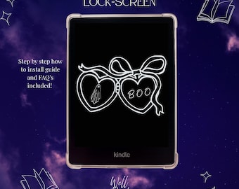 Ghost Kindle EPUB Lock-screen  | Custom Kindle Screensaver  |  Instant Digital Download