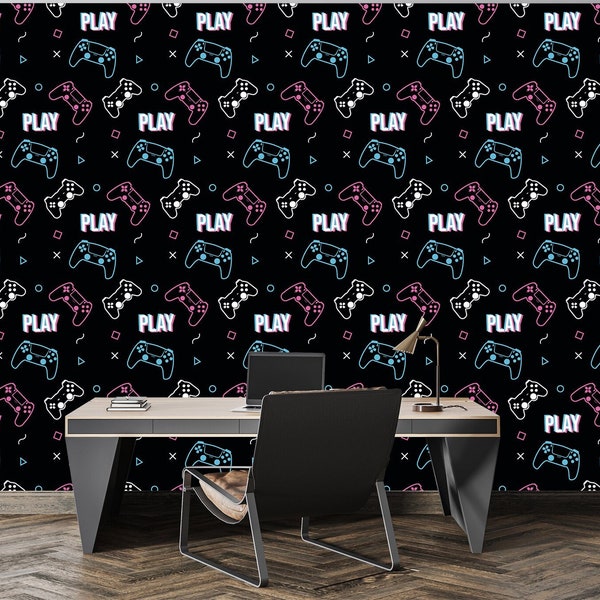 Game Room Wallpaper Etsy