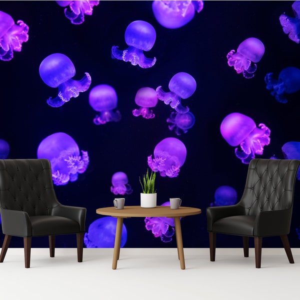 Jellyfish Wallpaper Etsy