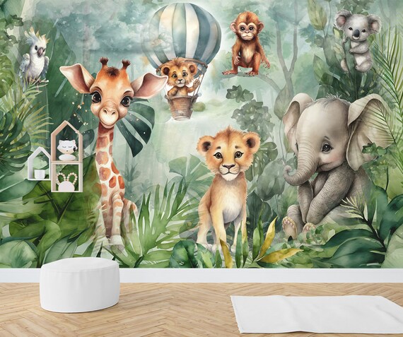 Baby Jungle Animals Wallpaper Jungle Safari Themed Animals Birthday Baby Jungle Animals Wallpaper Jungle Safari Themed Animals Birthday