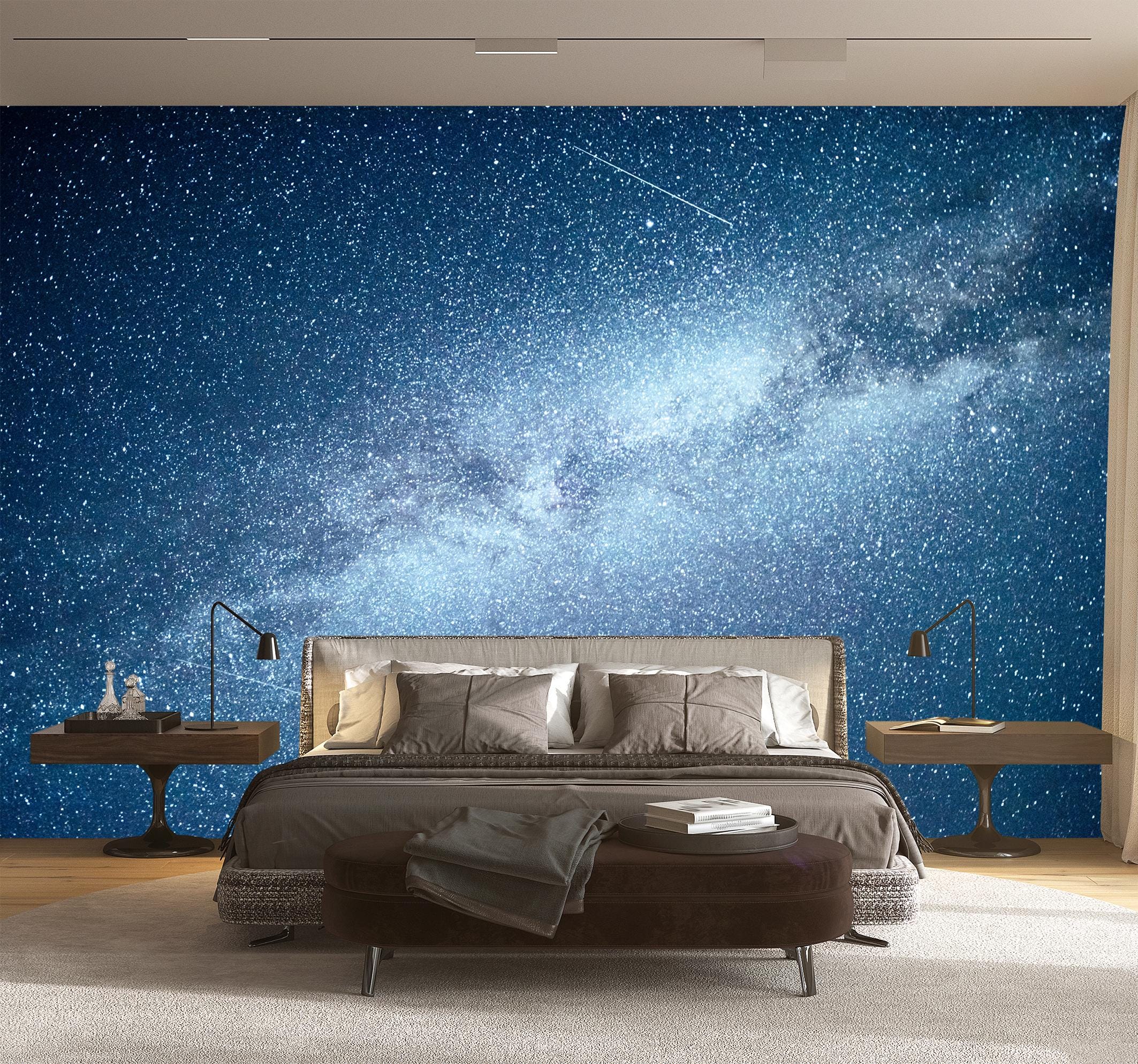 Galaxy Stars Wallpaper Wall Mural Night Sky Milky Way Cosmic Space