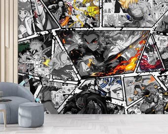 デコパージュ壁絵 破れにくくて貼りやすいドイツ製ミューラル壁紙