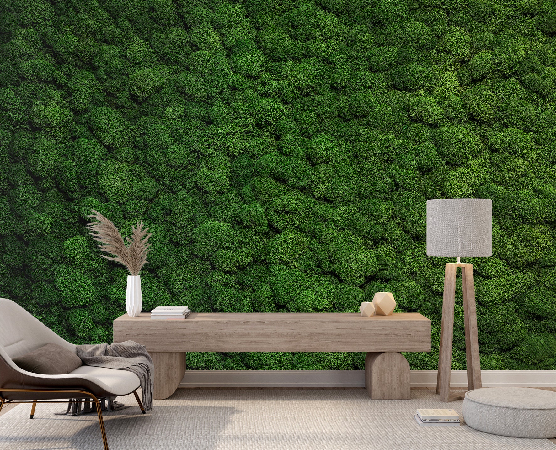 Plantation Moss Green Wallpaper main image 1