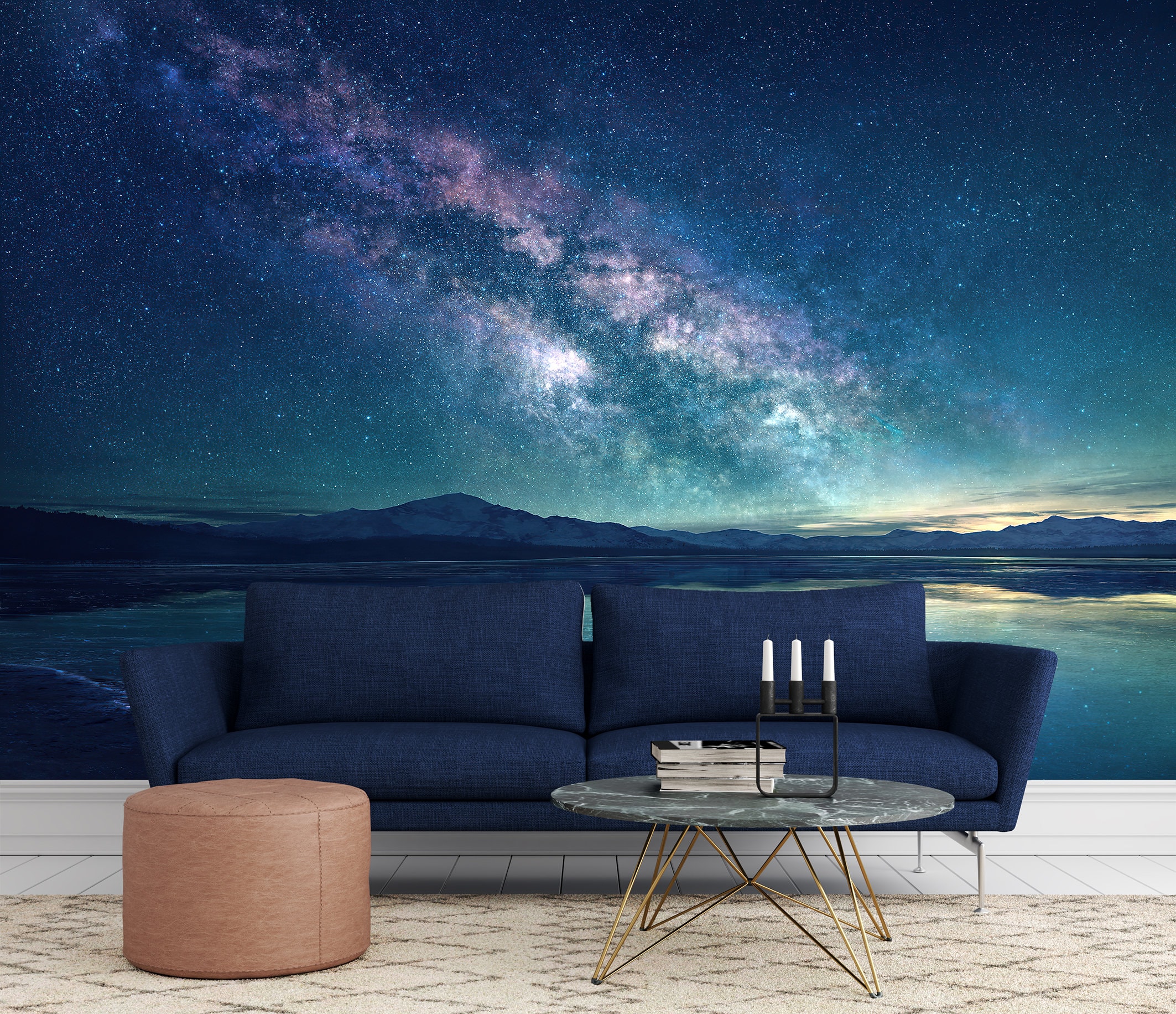 Milky Way Galaxy Wallpaper Mural: Peel and Stick Space Wall Art ...