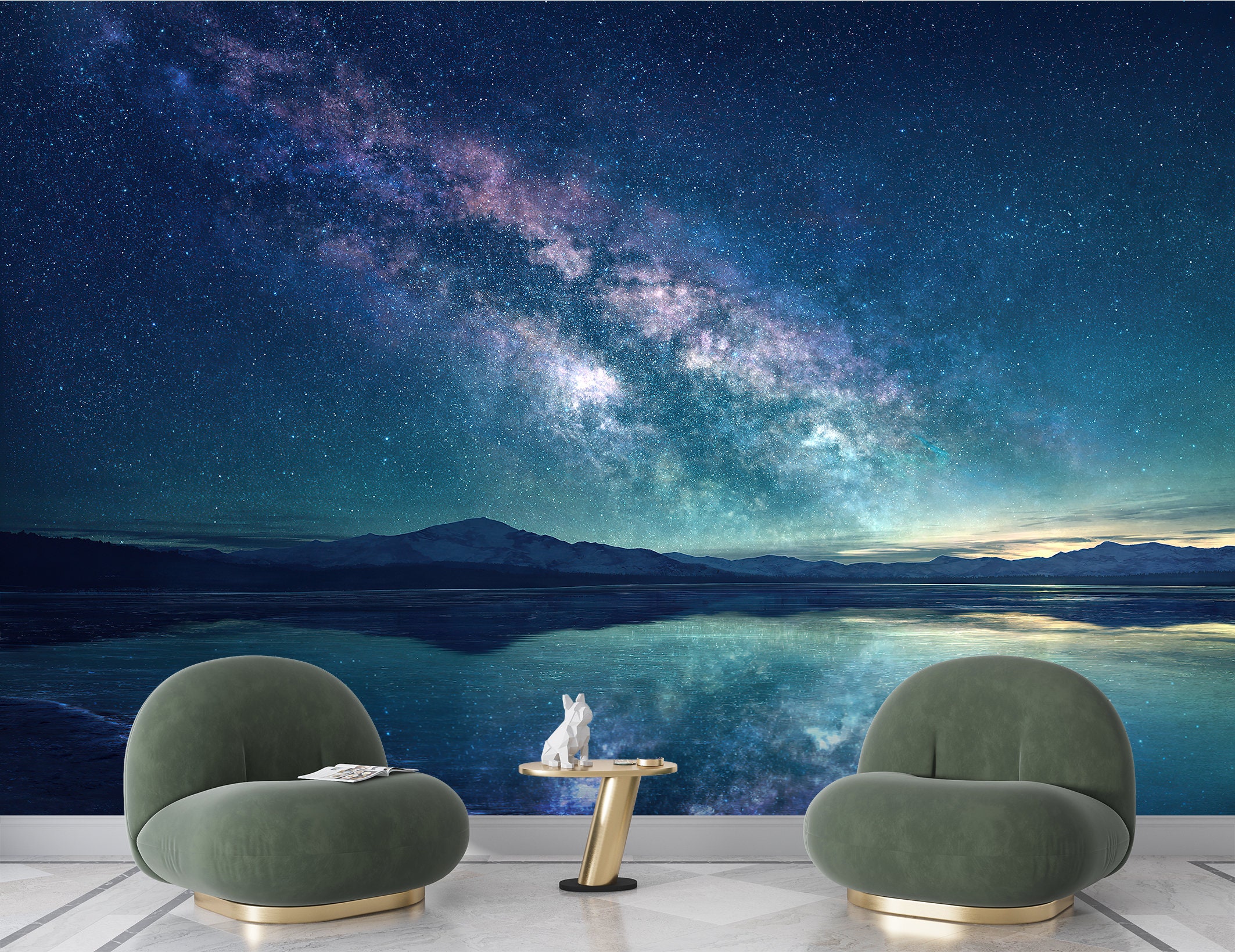 Milky Way Galaxy Wallpaper Mural: Peel and Stick Space Wall Art ...