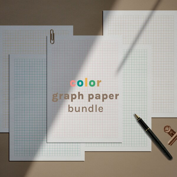 Printable Cornell Notes Paper Bundle, Lined, Graph, Dot Grid and Blank ...