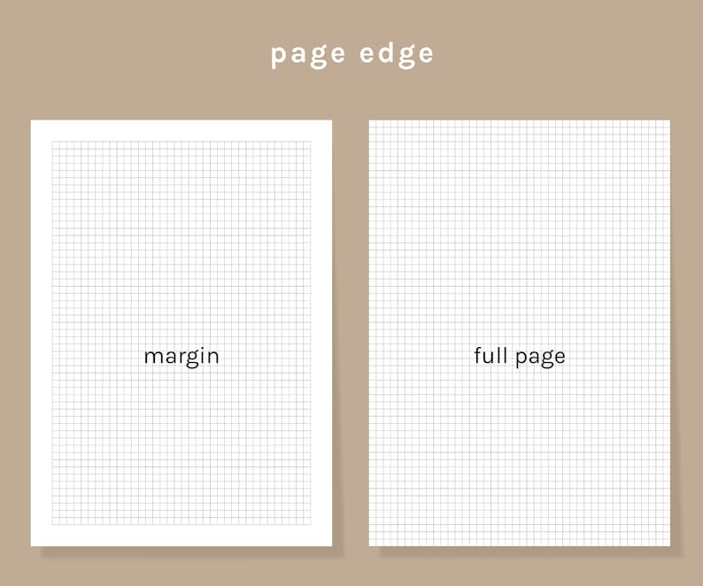 Printable Graph Paper, Graph Sheet, Digital Paper, Journal Template