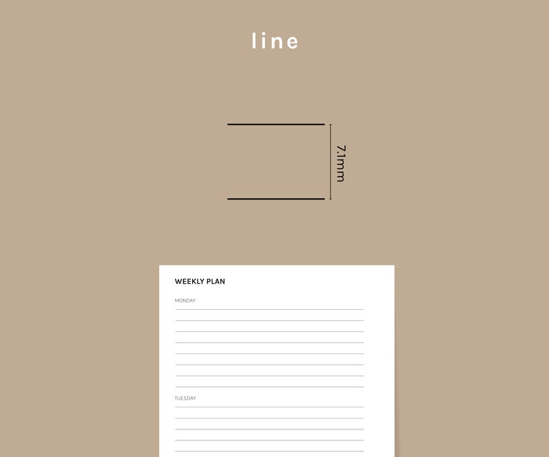 Printable Weekly Planner Inserts A5 Printable Weekly Plan - Etsy