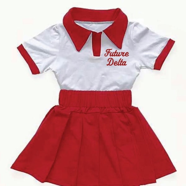 Future Delta Shirt & Pleated Skirt set