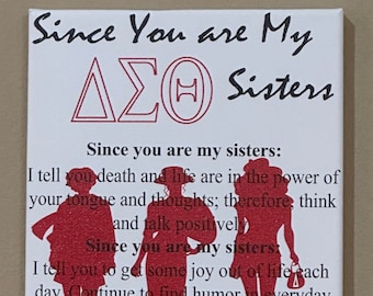 Delta Sigma Theta Canvas Sisters Prints-Wall Decor