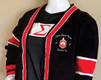 Delta Sigma Theta Cardigan Sweater       Ladies Cut #Exclusive