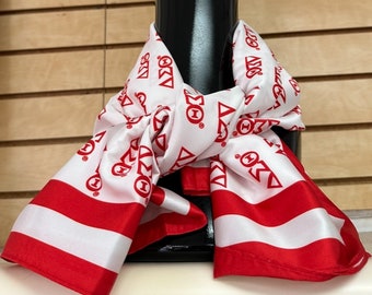 Delta Sigma Theta Silk Fashion Scarf - Sale ends Sunday!