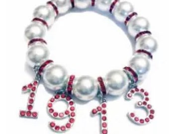 Delta Sigma Theta 1913 Bracelet. SALE ends Sunday!