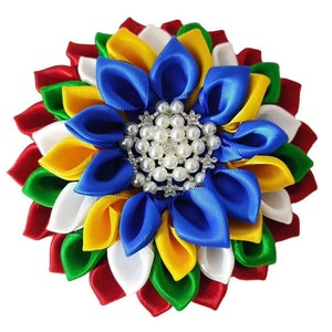 OES Flower Brooch with Magnetic backing