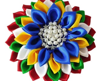 OES Flower Brooch with Magnetic backing