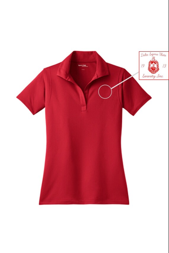 Ladies cut polo shirt clearance