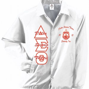 Delta Sigma Theta Coach's Jacket. Sale Price ends Sunday image 3