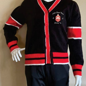 Delta Sigma Theta Cardigan Sweater Ladies Cut Exclusive image 3