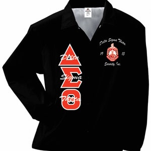 Delta Sigma Theta Coach's Jacket. Sale Price ends Sunday image 2