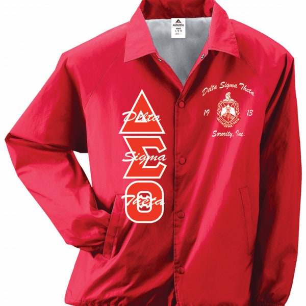 Delta Sigma Theta -- Coach's Jacket. Sale Price ends Sunday!